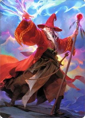 Elminster Art Card (36) [Commander Legends: Battle for Baldur's Gate Art Series] MTG Single Magic: The Gathering  | Multizone: Comics And Games
