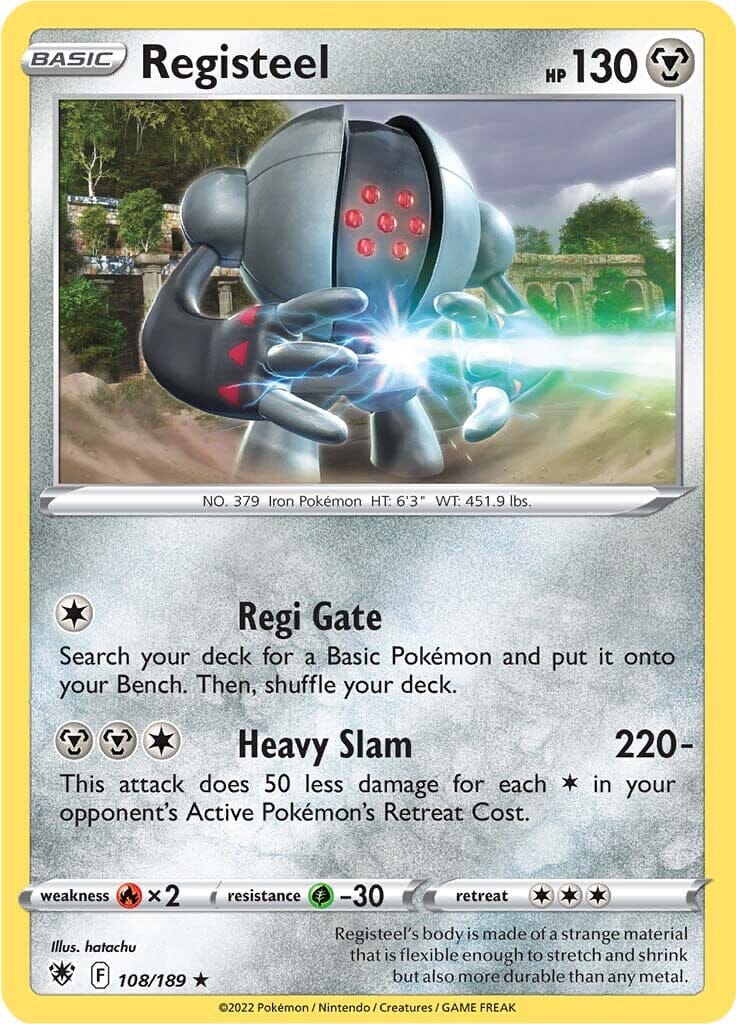 Registeel (108/189) [Sword & Shield: Astral Radiance] Pokemon Single Pokémon  | Multizone: Comics And Games