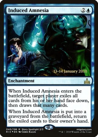 Induced Amnesia [Rivals of Ixalan Promos] MTG Single Magic: The Gathering  | Multizone: Comics And Games