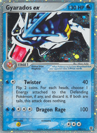 Gyarados ex (109/112) [EX: FireRed & LeafGreen] Pokemon Single Pokémon  | Multizone: Comics And Games