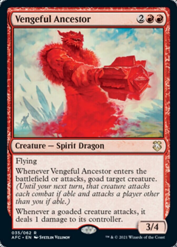 Vengeful Ancestor [Dungeons & Dragons: Adventures in the Forgotten Realms Commander] MTG Single Magic: The Gathering  | Multizone: Comics And Games