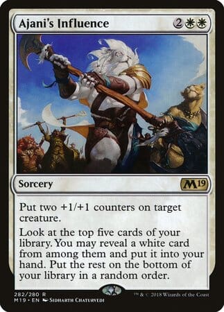 Ajani's Influence [Core Set 2019] MTG Single Magic: The Gathering  | Multizone: Comics And Games