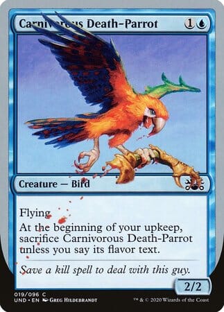 Carnivorous Death-Parrot [Unsanctioned] MTG Single Magic: The Gathering  | Multizone: Comics And Games