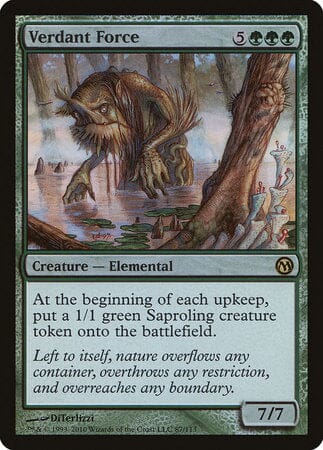 Verdant Force [Duels of the Planeswalkers] MTG Single Magic: The Gathering  | Multizone: Comics And Games