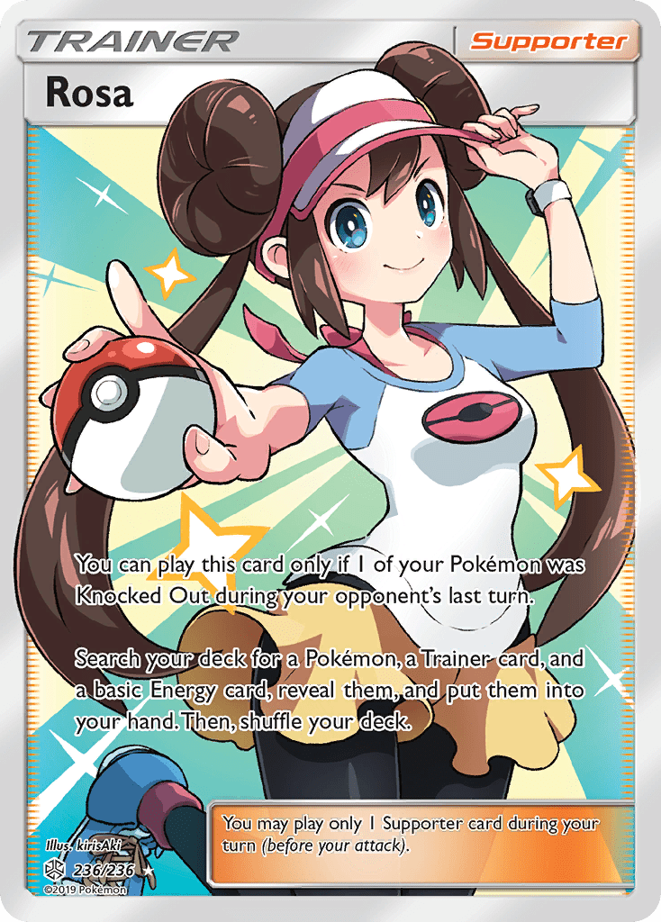 Rosa (236/236) [Sun & Moon: Cosmic Eclipse] Pokemon Single Pokémon  | Multizone: Comics And Games