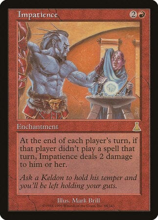 Impatience [Urza's Destiny] MTG Single Magic: The Gathering  | Multizone: Comics And Games