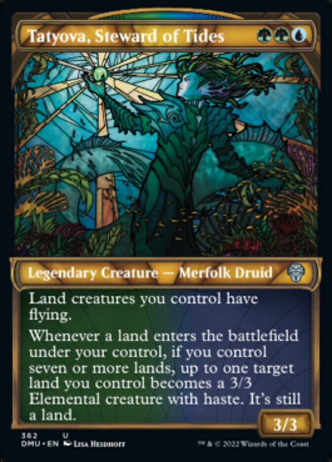 Tatyova, Steward of Tides (Showcase Textured) [Dominaria United] MTG Single Magic: The Gathering  | Multizone: Comics And Games