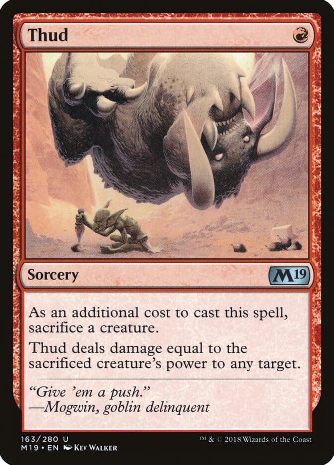 Thud [Core Set 2019] MTG Single Magic: The Gathering  | Multizone: Comics And Games