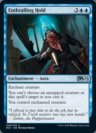 Enthralling Hold [Core Set 2021] MTG Single Magic: The Gathering  | Multizone: Comics And Games