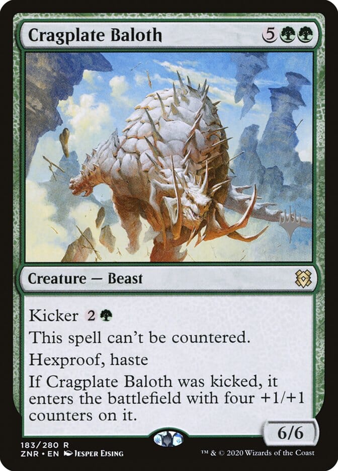 Cragplate Baloth (Promo Pack) [Zendikar Rising Promos] MTG Single Magic: The Gathering  | Multizone: Comics And Games