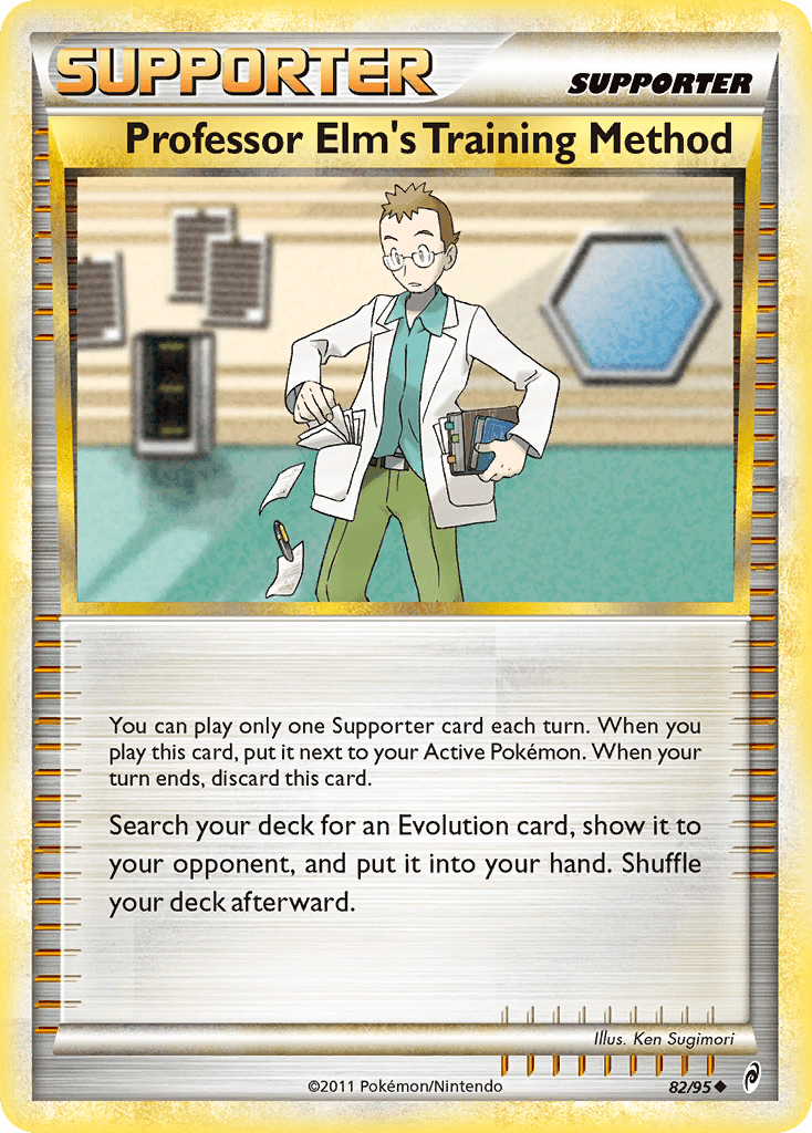 Professor Elm's Training Method (82/95) [HeartGold & SoulSilver: Call of Legends] Pokemon Single Pokémon  | Multizone: Comics And Games