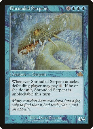 Shrouded Serpent [Prophecy] MTG Single Magic: The Gathering  | Multizone: Comics And Games