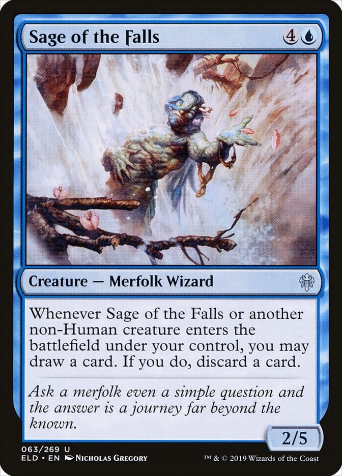 Sage of the Falls [Throne of Eldraine] MTG Single Magic: The Gathering  | Multizone: Comics And Games