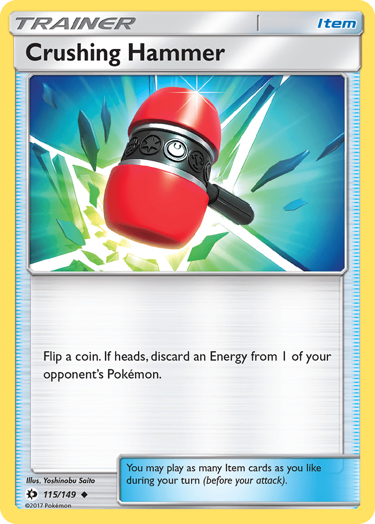 Crushing Hammer (115/149) [Sun & Moon: Base Set] Pokemon Single Pokémon  | Multizone: Comics And Games