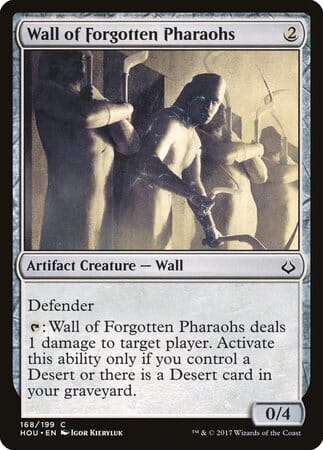 Wall of Forgotten Pharaohs [Hour of Devastation] MTG Single Magic: The Gathering  | Multizone: Comics And Games