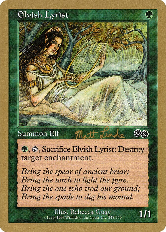 Elvish Lyrist (Matt Linde) [World Championship Decks 1999] MTG Single Magic: The Gathering  | Multizone: Comics And Games