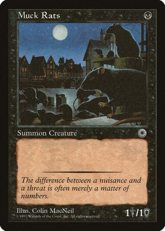 Muck Rats [Portal] MTG Single Magic: The Gathering  | Multizone: Comics And Games