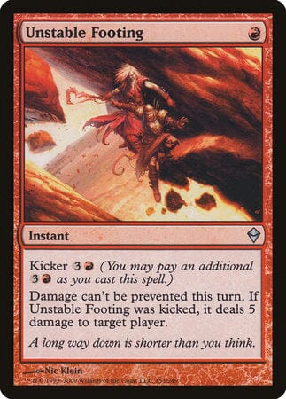 Unstable Footing [Zendikar] MTG Single Magic: The Gathering  | Multizone: Comics And Games