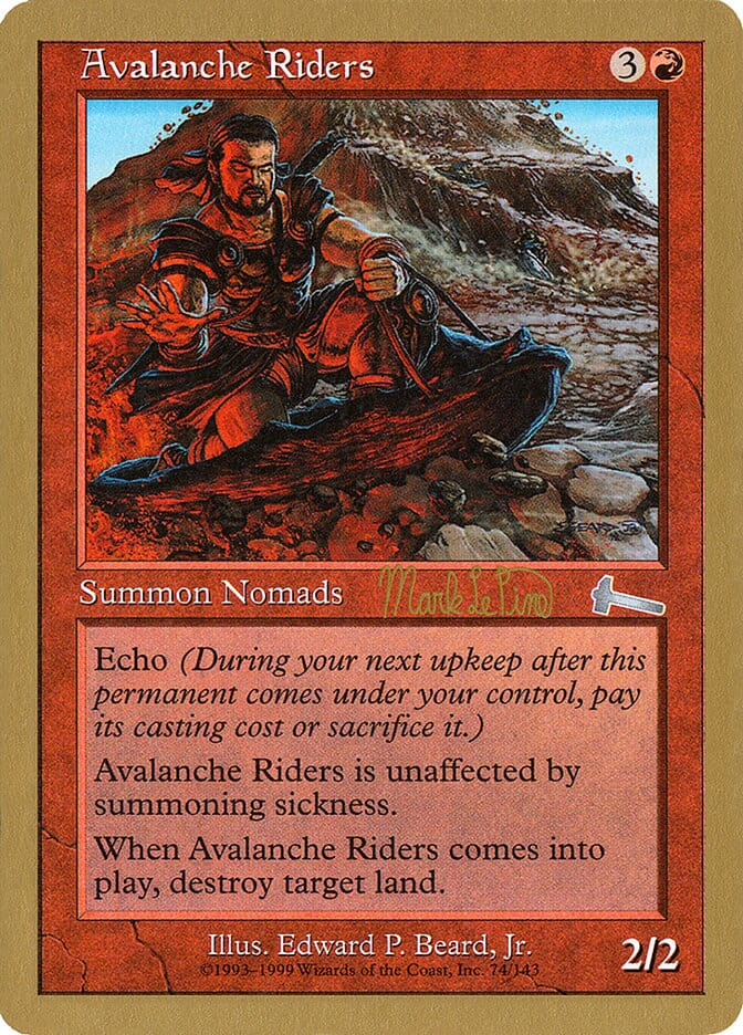 Avalanche Riders (Mark Le Pine) [World Championship Decks 1999] MTG Single Magic: The Gathering  | Multizone: Comics And Games