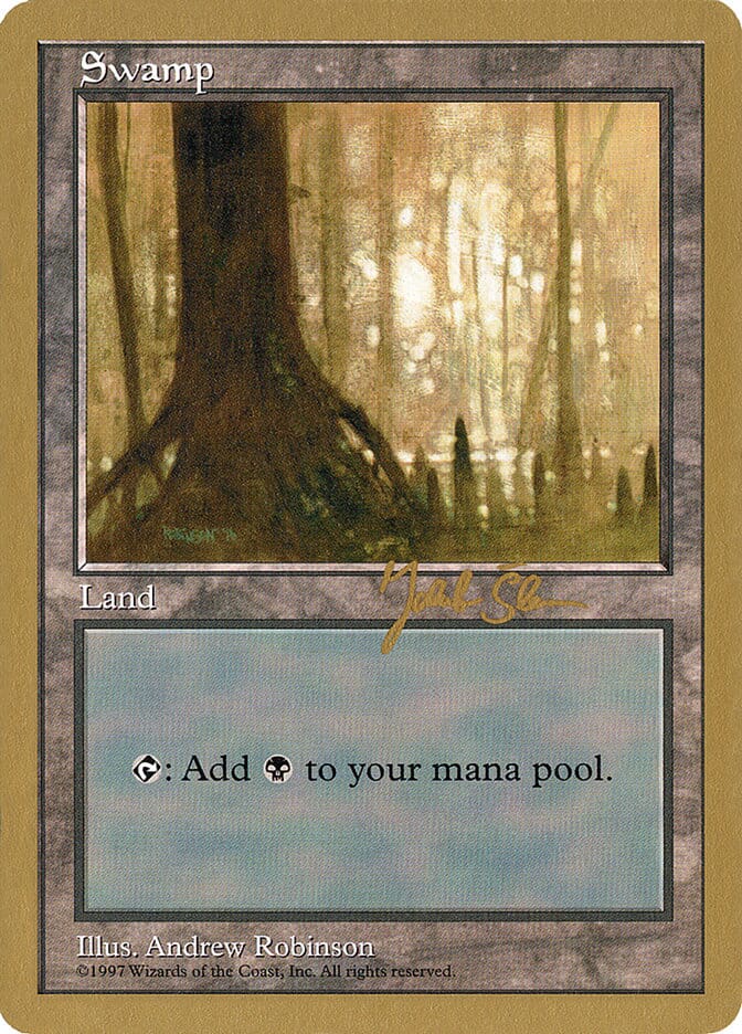 Swamp (js441) (Jakub Slemr) [World Championship Decks 1997] MTG Single Magic: The Gathering  | Multizone: Comics And Games