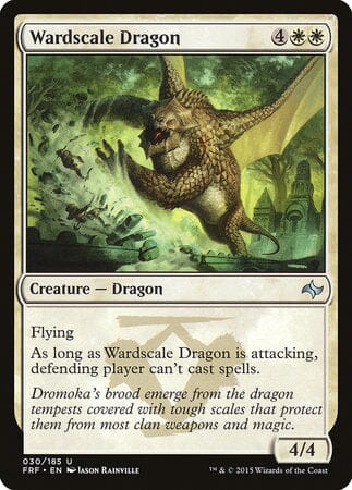 Wardscale Dragon [Fate Reforged] MTG Single Magic: The Gathering  | Multizone: Comics And Games
