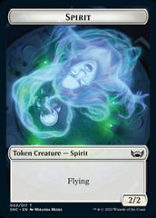 Treasure (014) // Spirit Double-sided Token [Streets of New Capenna Tokens] MTG Single Magic: The Gathering  | Multizone: Comics And Games
