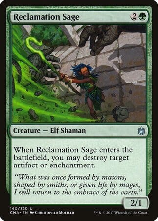 Reclamation Sage [Commander Anthology] MTG Single Magic: The Gathering  | Multizone: Comics And Games