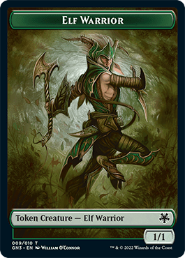 Bird Illusion // Elf Warrior Double-Sided Token [Game Night: Free-for-All Tokens] MTG Single Magic: The Gathering  | Multizone: Comics And Games