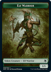 Bird Illusion // Elf Warrior Double-Sided Token [Game Night: Free-for-All Tokens] MTG Single Magic: The Gathering  | Multizone: Comics And Games