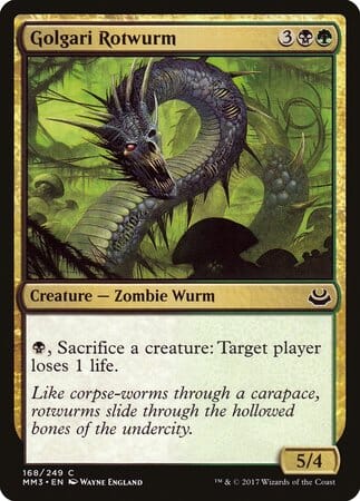 Golgari Rotwurm [Modern Masters 2017] MTG Single Magic: The Gathering  | Multizone: Comics And Games