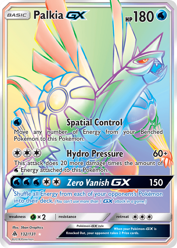 Palkia GX (132/131) [Sun & Moon: Forbidden Light] Pokemon Single Pokémon  | Multizone: Comics And Games