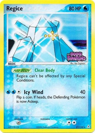 Regice (27/110) (Stamped) [EX: Holon Phantoms] Pokemon Single Pokémon  | Multizone: Comics And Games