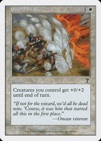 Shield Wall [Seventh Edition] MTG Single Magic: The Gathering  | Multizone: Comics And Games