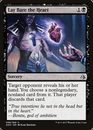 Lay Bare the Heart [Amonkhet] MTG Single Magic: The Gathering  | Multizone: Comics And Games