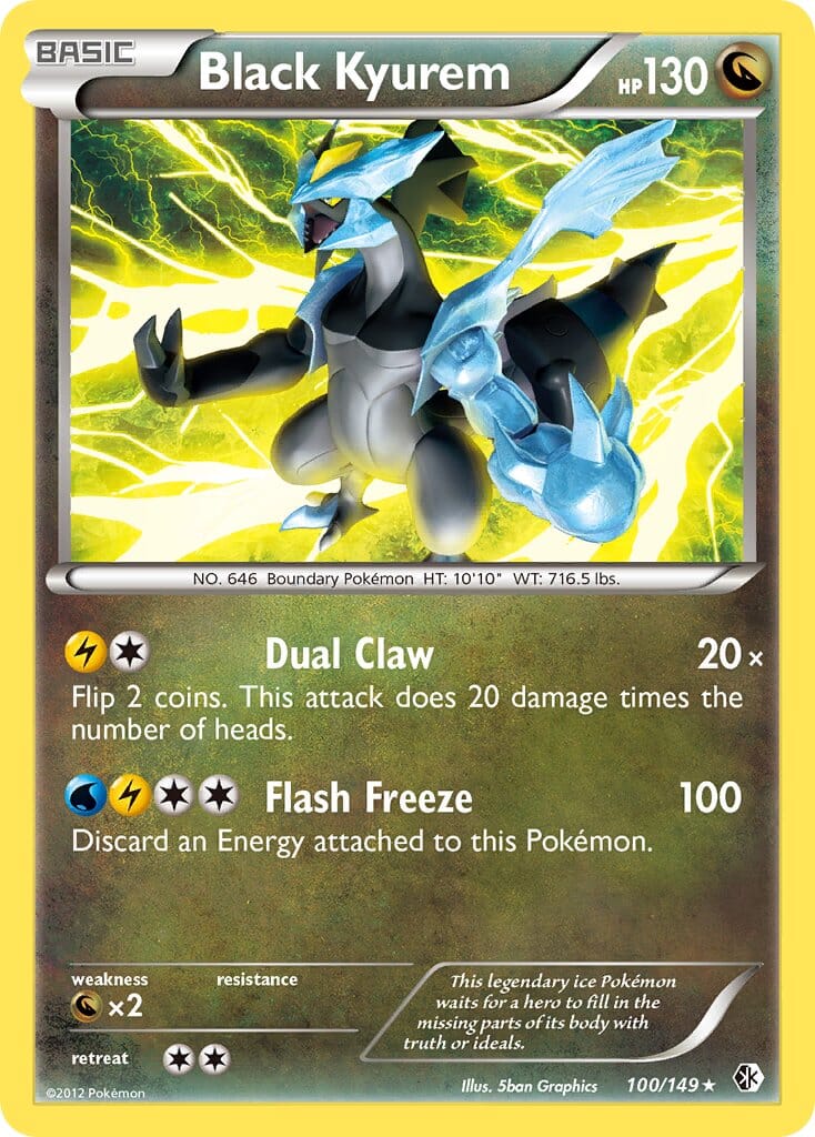 Black Kyurem (100/149) (Theme Deck Exclusive) [Black & White: Boundaries Crossed] Pokemon Single Pokémon  | Multizone: Comics And Games