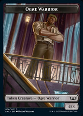 Ogre Warrior // Dog Double-sided Token [Streets of New Capenna Tokens] MTG Single Magic: The Gathering  | Multizone: Comics And Games