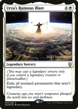 Urza's Ruinous Blast [Dominaria Promos] MTG Single Magic: The Gathering  | Multizone: Comics And Games