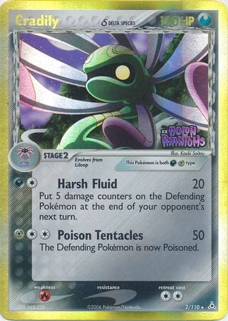 Cradily (2/110) (Delta Species) (Stamped) [EX: Holon Phantoms] Pokemon Single Pokémon  | Multizone: Comics And Games
