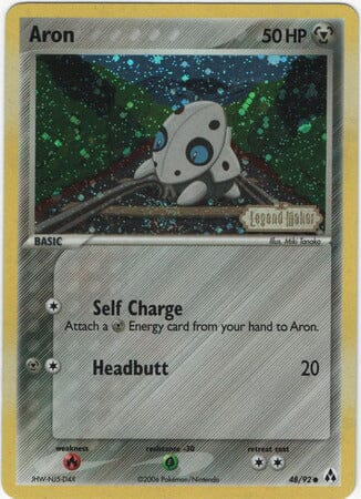 Aron (48/92) (Stamped) [EX: Legend Maker] Pokemon Single Pokémon  | Multizone: Comics And Games
