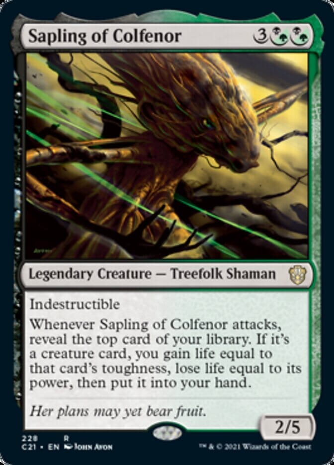 Sapling of Colfenor [Commander 2021] MTG Single Magic: The Gathering  | Multizone: Comics And Games