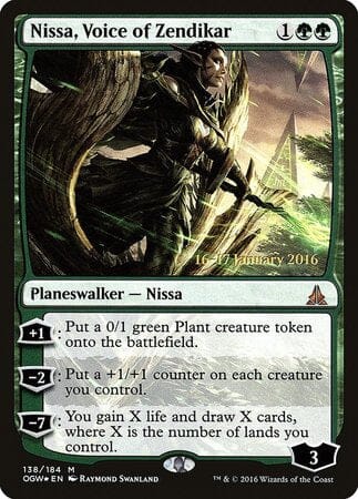 Nissa, Voice of Zendikar [Oath of the Gatewatch Promos] MTG Single Magic: The Gathering  | Multizone: Comics And Games