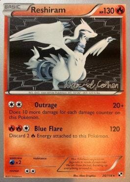 Reshiram (26/114) (Twinboar - David Cohen) [World Championships 2011] Pokemon Single Pokémon  | Multizone: Comics And Games