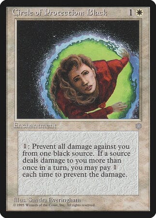 Circle of Protection: Black [Ice Age] MTG Single Magic: The Gathering  | Multizone: Comics And Games