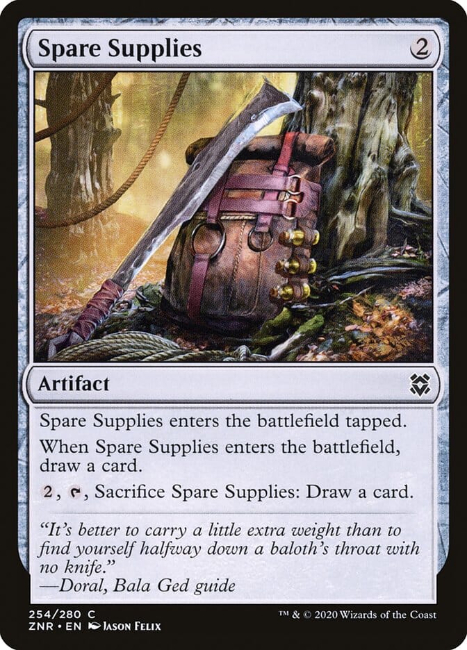 Spare Supplies [Zendikar Rising] MTG Single Magic: The Gathering  | Multizone: Comics And Games