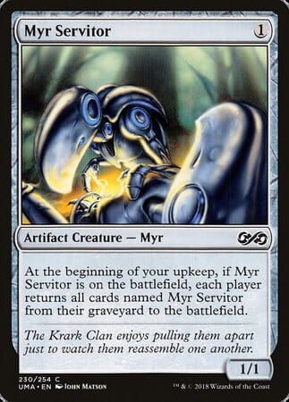 Myr Servitor [Ultimate Masters] MTG Single Magic: The Gathering  | Multizone: Comics And Games