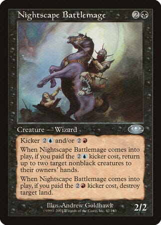 Nightscape Battlemage [Planeshift] MTG Single Magic: The Gathering  | Multizone: Comics And Games