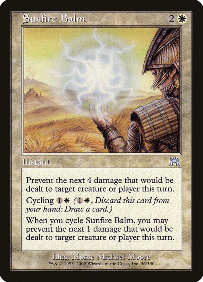 Sunfire Balm [Onslaught] MTG Single Magic: The Gathering  | Multizone: Comics And Games