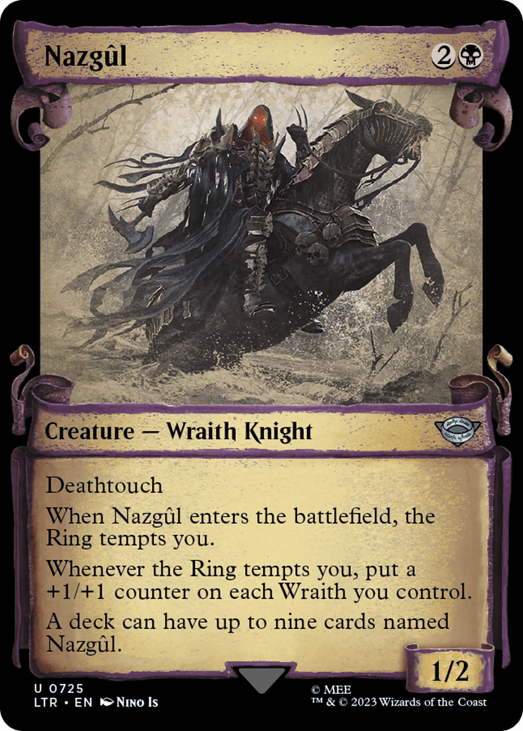 Nazgul (0725) [The Lord of the Rings: Tales of Middle-Earth Showcase Scrolls] MTG Single Magic: The Gathering  | Multizone: Comics And Games