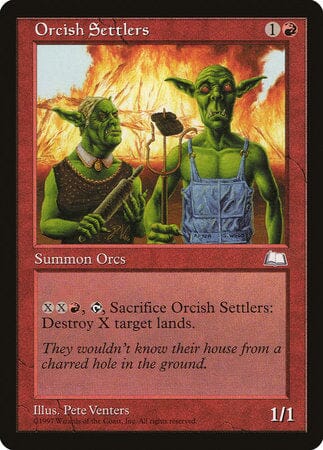 Orcish Settlers [Weatherlight] MTG Single Magic: The Gathering  | Multizone: Comics And Games