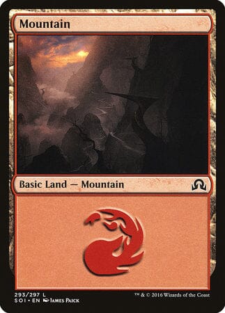 Mountain (293) [Shadows over Innistrad] MTG Single Magic: The Gathering  | Multizone: Comics And Games